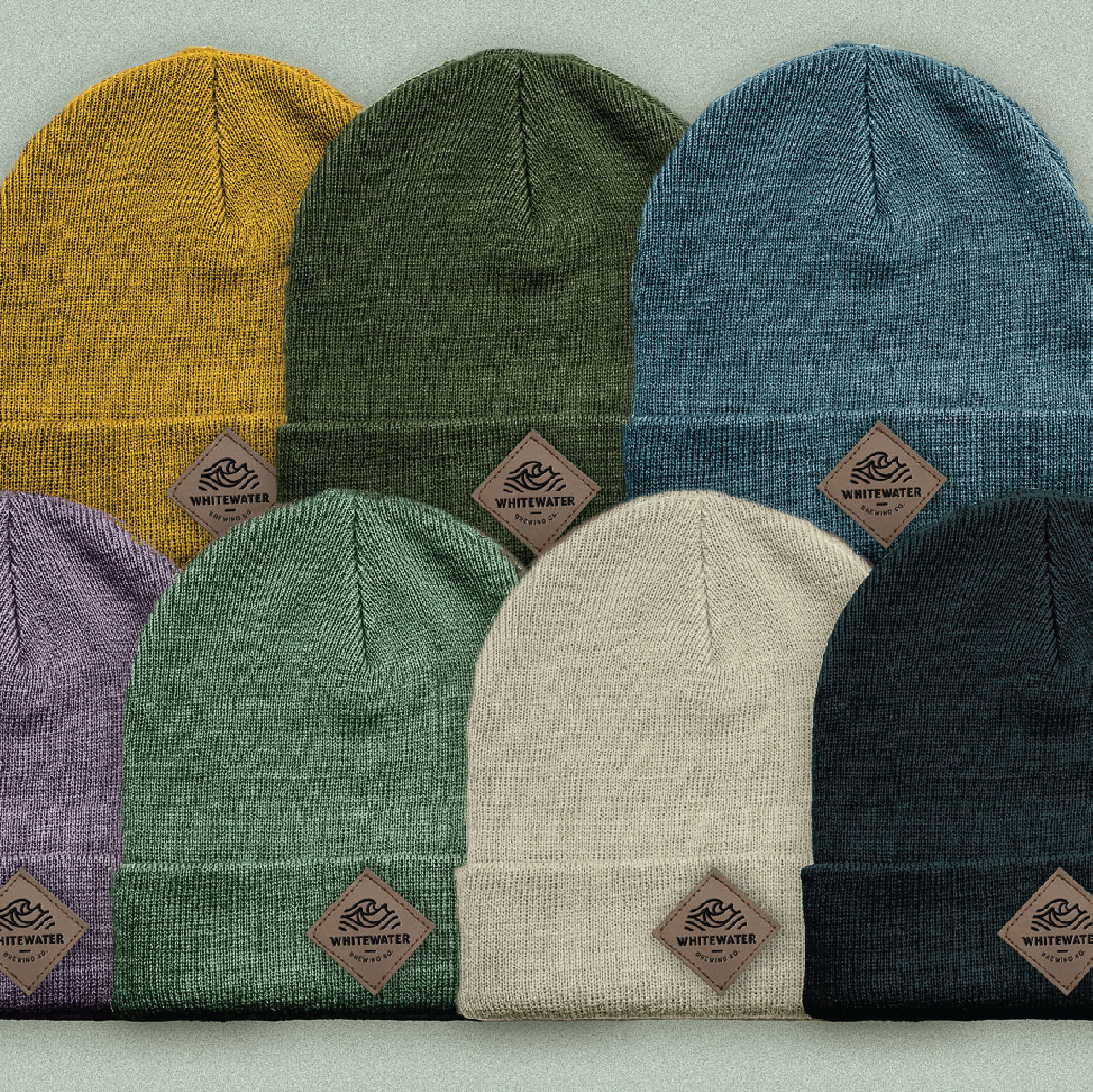 Whitewater beanie samples