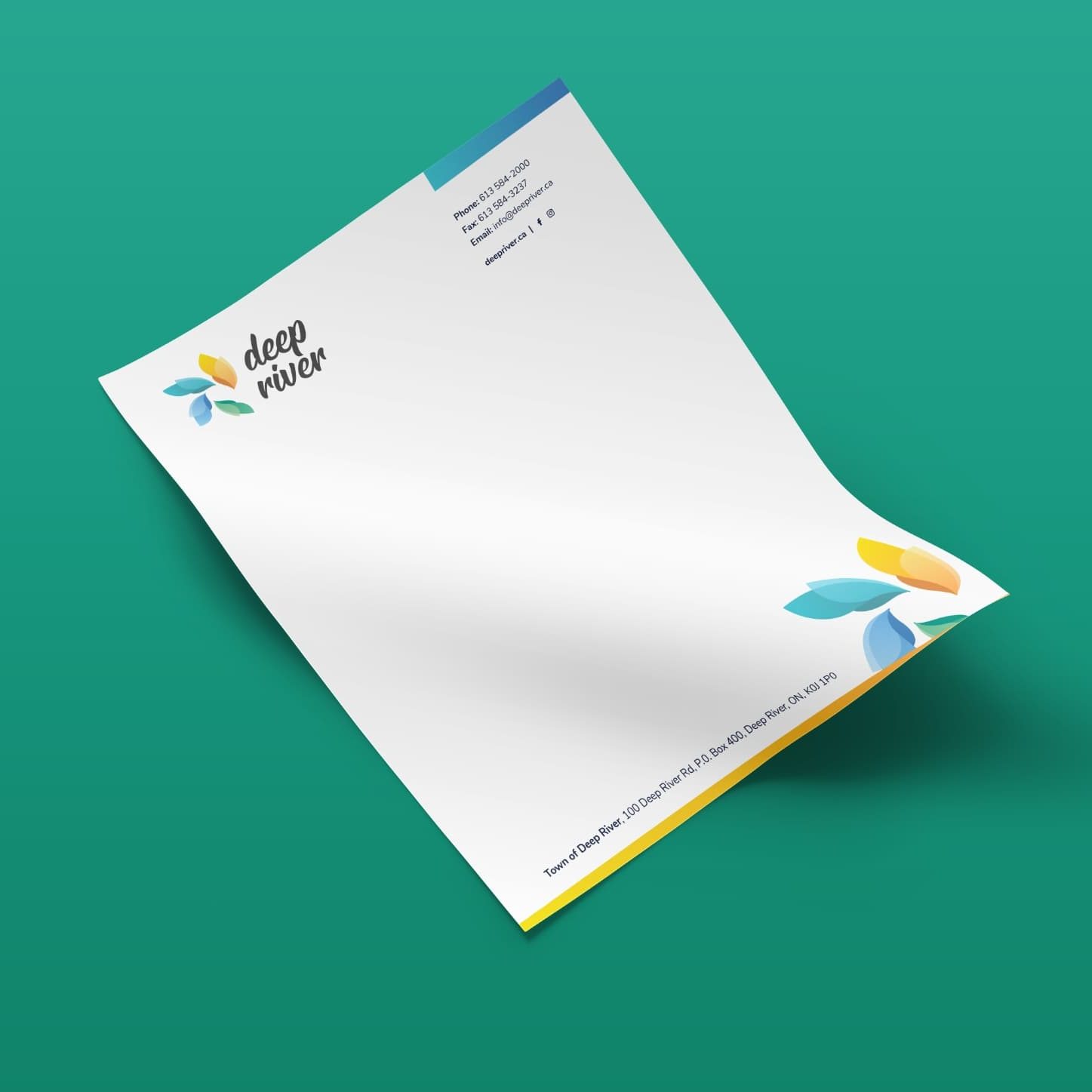 Deep River letterhead